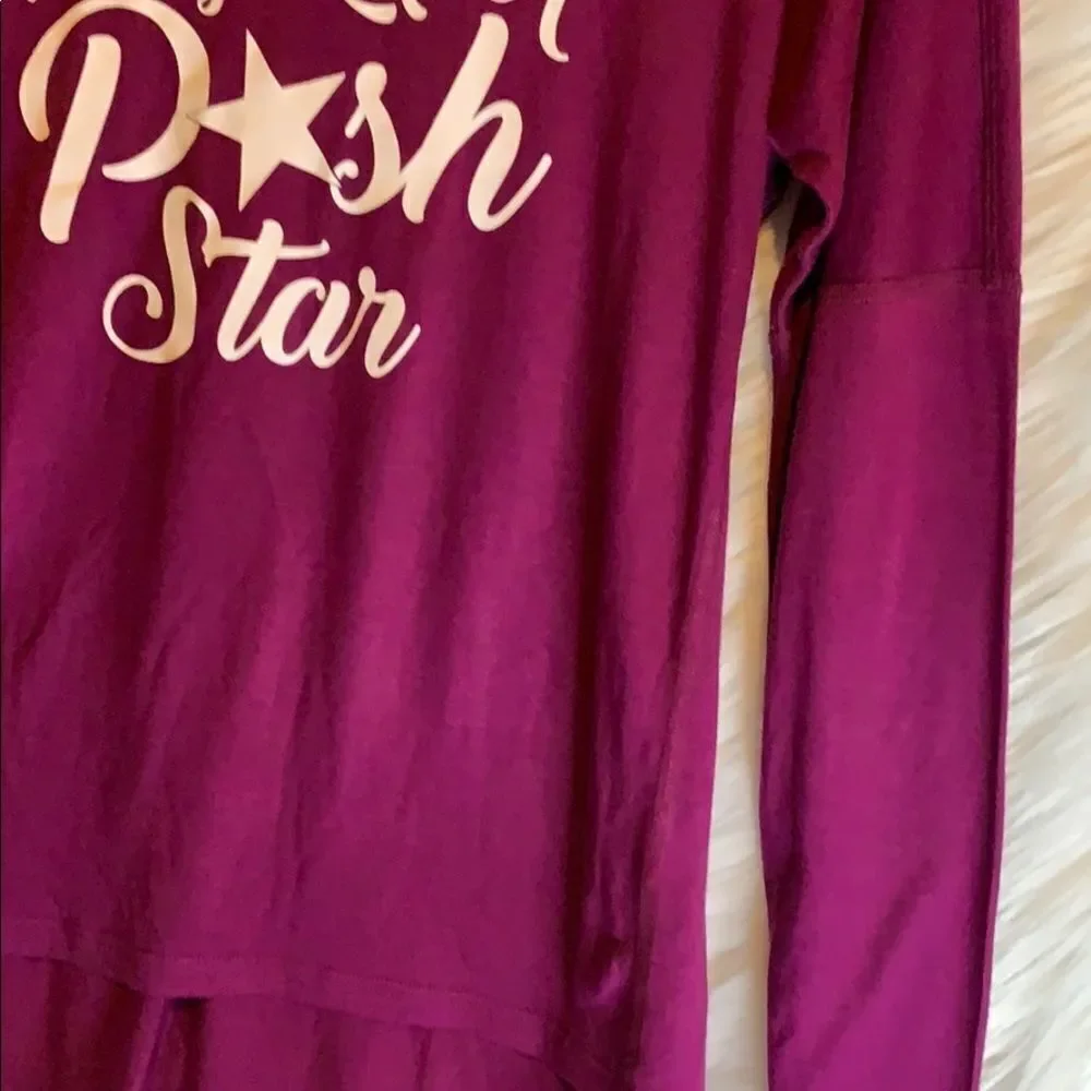 POSH Party Top Long Sleeve Loose Henley Loose Fit - Picture 5 of 5
